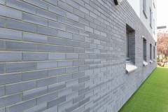 K-Rend grey Brick Rend on Albion Towers in Salford